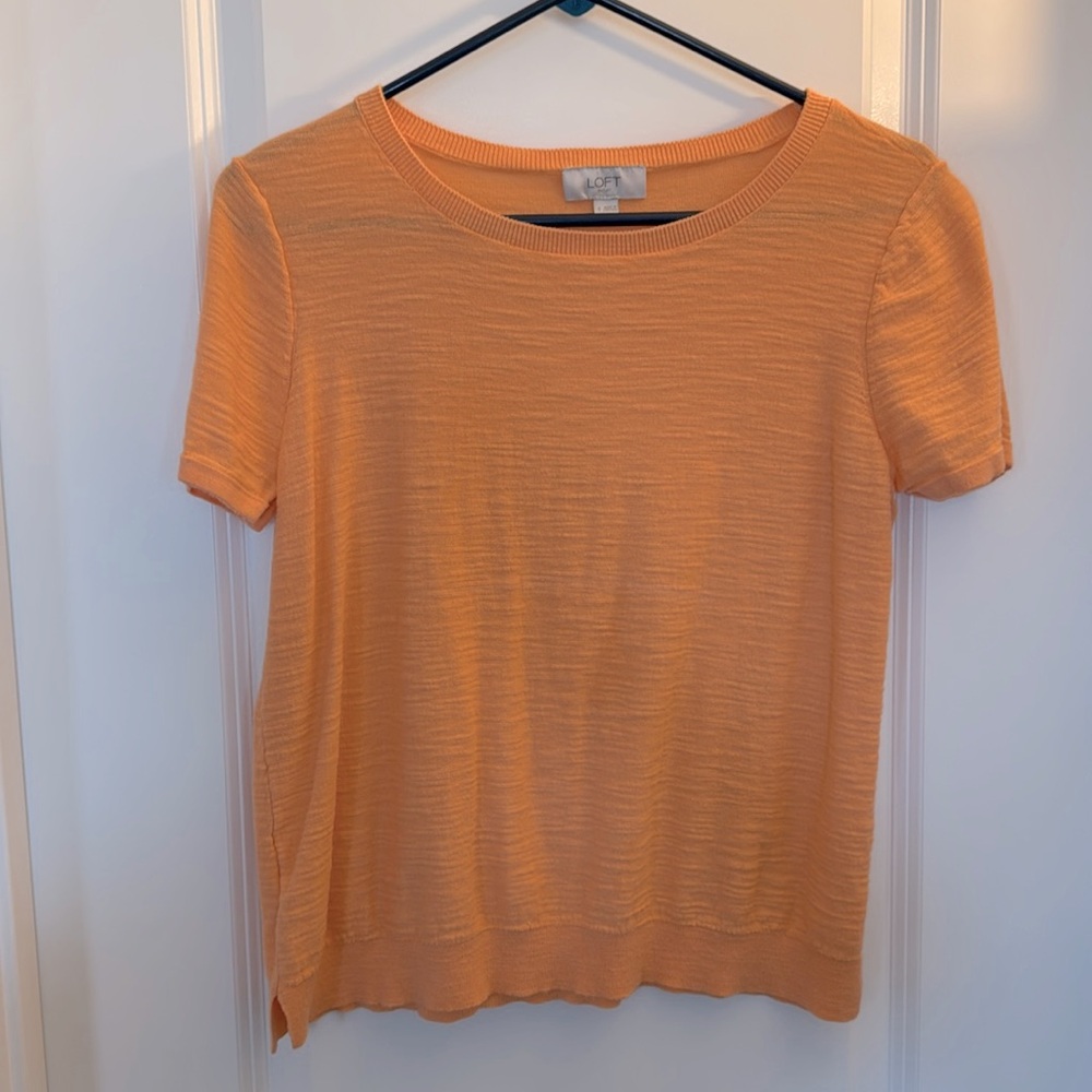 Loft XS light orange shirt